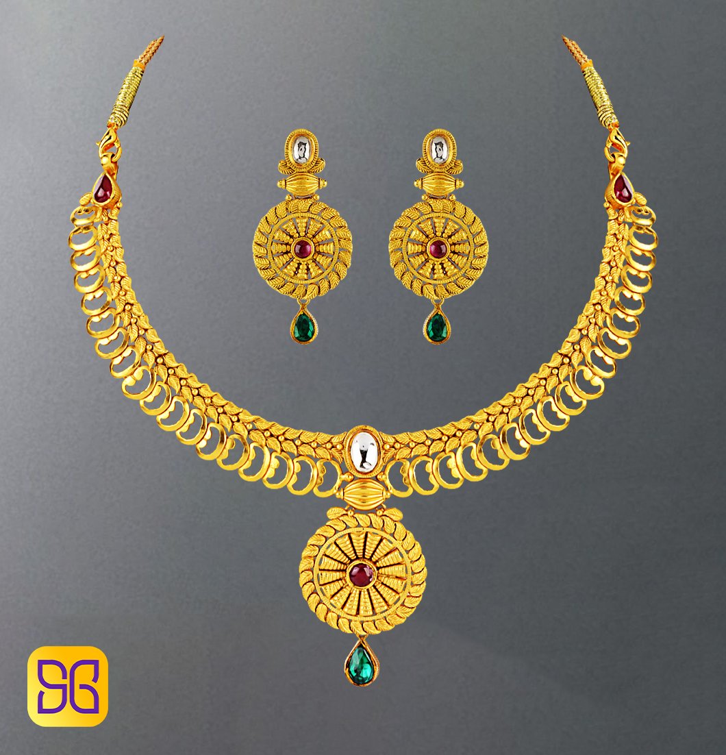 Gold Necklace Set